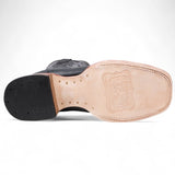 Botas de hombre Horma Cuadrada Cuello De Toro Black - El Reparo - Tanner Mark Boots