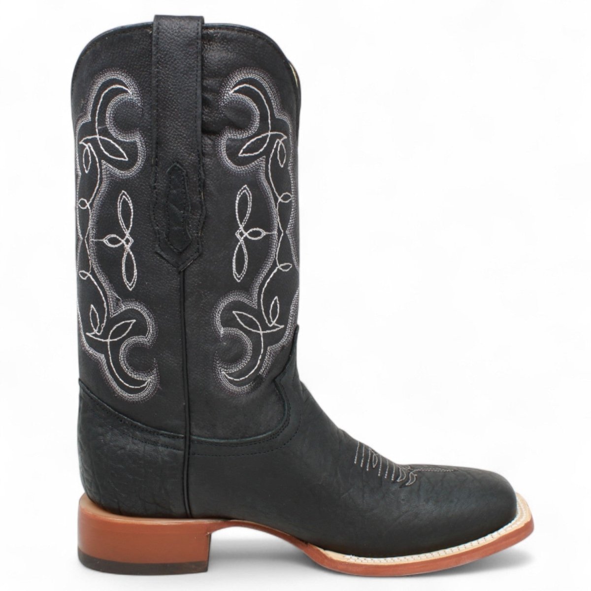 Botas de hombre Horma Cuadrada Cuello De Toro Black - El Reparo - Tanner Mark Boots