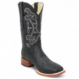Botas de hombre Horma Cuadrada Cuello De Toro Black - El Reparo - Tanner Mark Boots