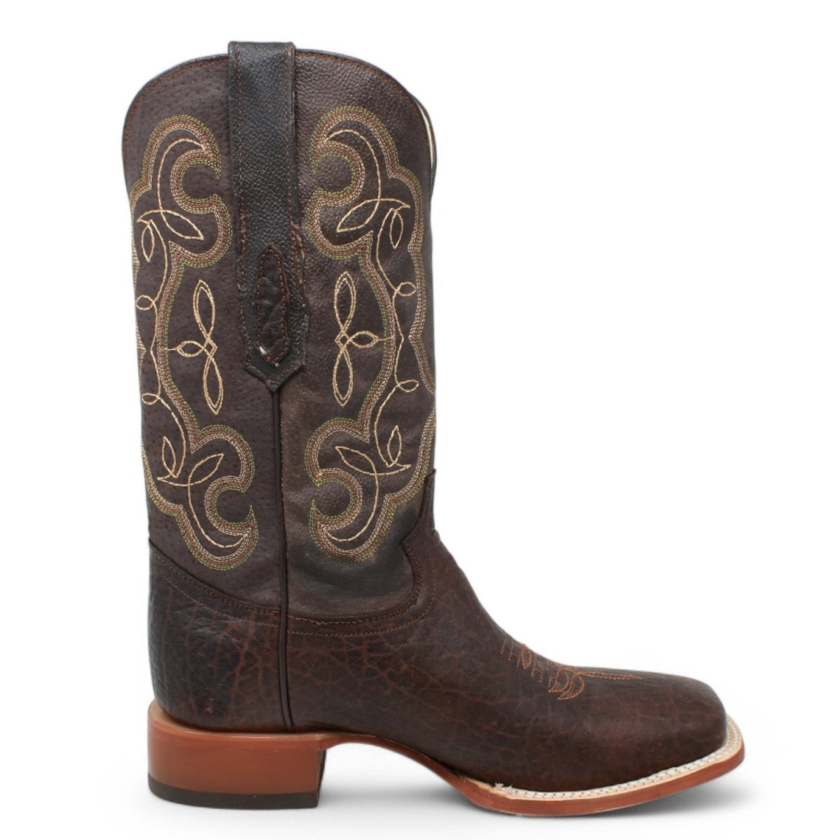 Botas de hombre Horma Cuadrada Cuello De Toro Cafe - El Reparo - Tanner Mark Boots