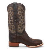 Botas de hombre Horma Cuadrada Cuello De Toro Cafe - El Reparo - Tanner Mark Boots