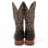 Botas de hombre Horma Cuadrada Cuello De Toro Cafe - El Reparo - Tanner Mark Boots