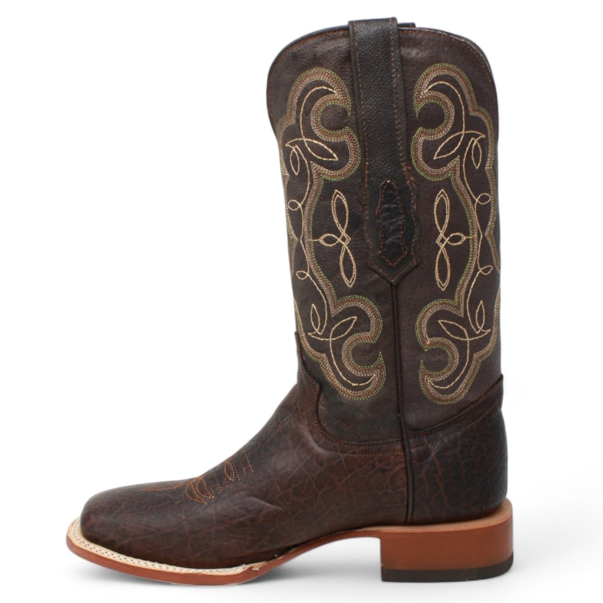 Botas de hombre Horma Cuadrada Cuello De Toro Cafe - El Reparo - Tanner Mark Boots