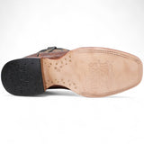 Botas de hombre Horma Cuadrada Piel Origianl Cafe - Rancho Semental - Tanner Mark Boots