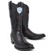 Botas de Pata de Avestruz con Venado Original en Horma Europea WW - 277LF0518 - Wild West Boots