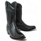 Botas de Pata de Avestruz Original Horma Puntal WD - 212 - White Diamonds Boots