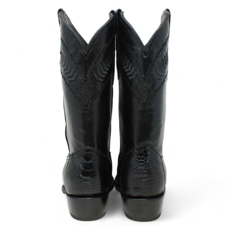 Botas de Pata de Avestruz Original Horma Puntal WD - 212 - White Diamonds Boots