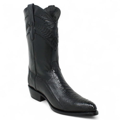 Botas de Pata de Avestruz Original Horma Puntal WD - 212 - White Diamonds Boots