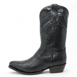 Botas de Pata de Avestruz Original Horma Puntal WD - 212 - White Diamonds Boots