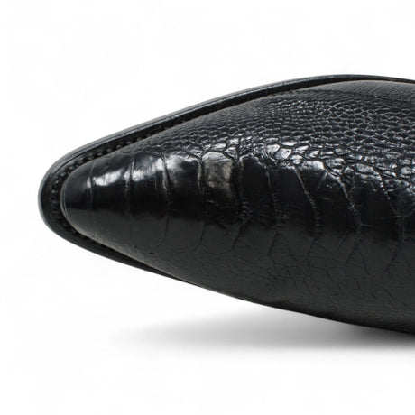 Botas de Pata de Avestruz Original Horma Puntal WD - 212 - White Diamonds Boots