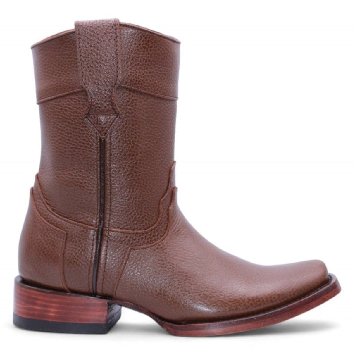 Botas de Piel Floter Punta Dubai Cuadrada Para Hombre Color Miel - Hooch Boots - Hooch