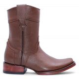 Botas de Piel Floter Punta Dubai Cuadrada Para Hombre Color Miel - Hooch Boots - Hooch