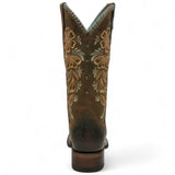 Botas de Piel Original Punta Cuadrada Color Cafe - Ive West - Rudel & Co.