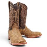 Botas de Piel Original Punta Cuadrada Color Miel - Tanner Mark Boots - Tanner Mark Boots