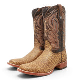 Botas de Piel Original Punta Cuadrada Color Miel - Tanner Mark Boots - Tanner Mark Boots