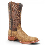 Botas de Piel Original Punta Cuadrada Color Miel - Tanner Mark Boots - Tanner Mark Boots