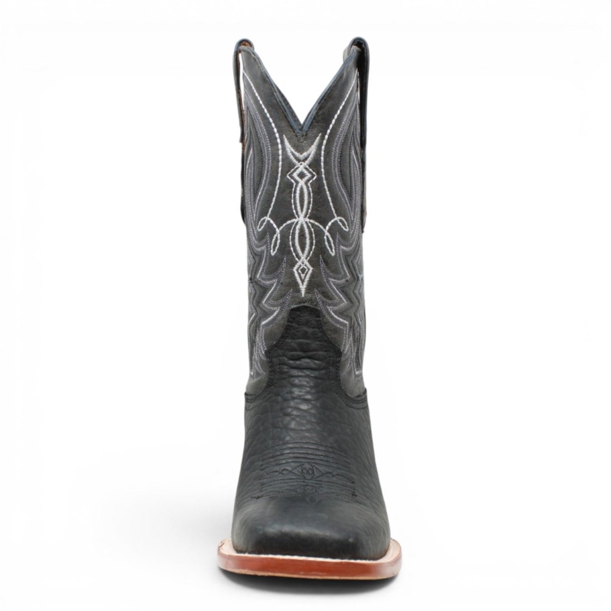 Botas de Piel Original Punta Cuadrada Color Negro - Tanner Mark Boots - Tanner Mark Boots