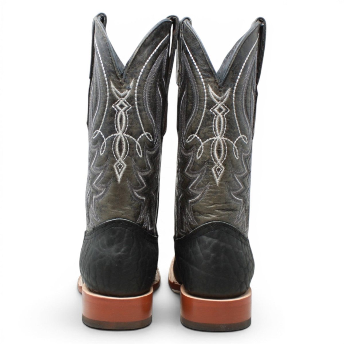 Botas de Piel Original Punta Cuadrada Color Negro - Tanner Mark Boots - Tanner Mark Boots