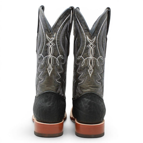 Botas de Piel Original Punta Cuadrada Color Negro - Tanner Mark Boots - Tanner Mark Boots