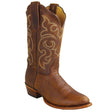 Women´s Western Genuine Leather Oval Toe Boots Rage Walnut Color - Los Altos Boots