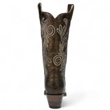 Botas de Piel Original Punta Recortada en Cobre Metalico - Ive West - Rudel & Co.