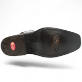 Botas de Piel Punta Cuadrada Piton Nobuck Color Cafe con Cierre - LC260 - La Carreta