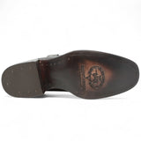 Botas de Piel Punta Dubai Cuadrada Para Hombre Color Cafe con Cierre - La Sierra - La Carreta