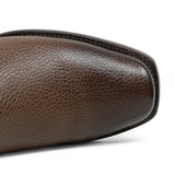 Botas de Piel Punta Dubai Cuadrada Para Hombre Color Cafe con Cierre - LC261 Cafe - La Carreta