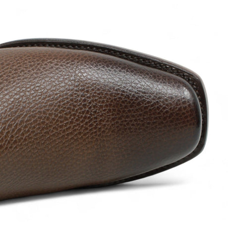 Botas de Piel Punta Dubai Cuadrada Para Hombre Color Cafe con Cierre - LC261 Cafe - La Carreta