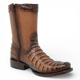 Botas de Piel Punta Dubai Grabado Caiman Belly - LC265 - La Carreta