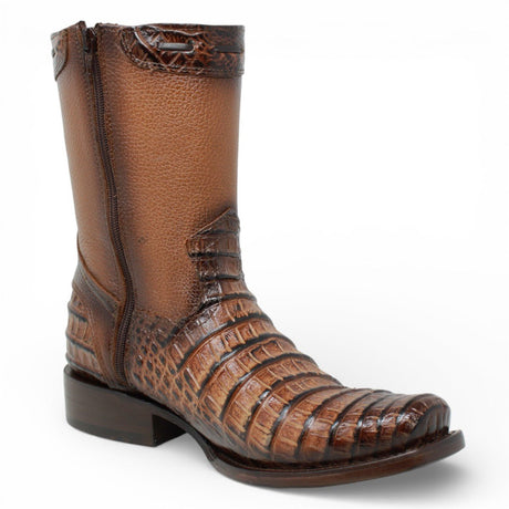 Botas de Piel Punta Dubai Grabado Caiman Belly - LC265 - La Carreta