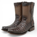 Botas de Piel Punta Dubai Grabado Caiman Belly - LC265 - La Carreta