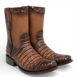 Botas de Piel Punta Dubai Grabado Caiman Belly - LC265 - La Carreta