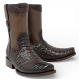 Botas de Piel Punta Dubai Grabado Caiman Belly - LC265 - La Carreta