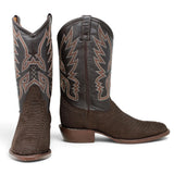 Botas de Piton Grabado Punta Oval - La Carreta - La Carreta