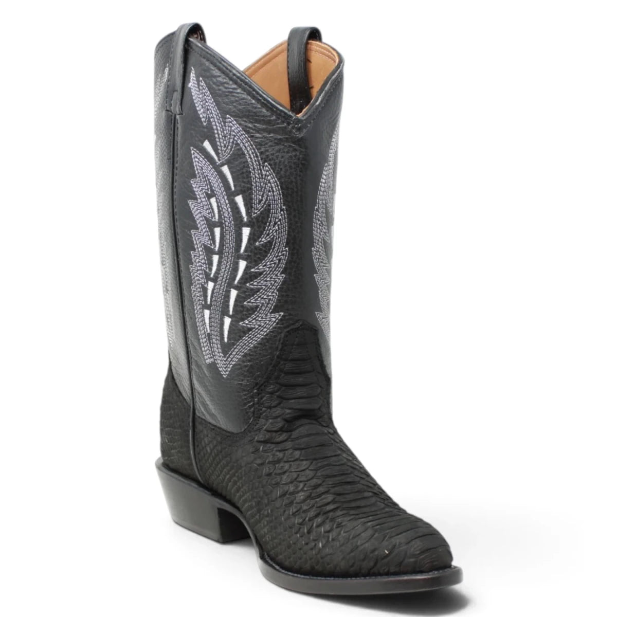 Botas de Piton Grabado Punta Oval - La Carreta - La Carreta