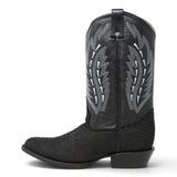Botas de Piton Grabado Punta Oval - La Carreta - La Carreta