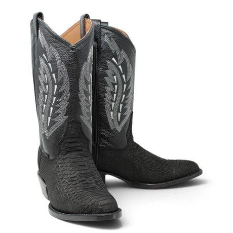 Botas de Piton Grabado Punta Oval - La Carreta - La Carreta