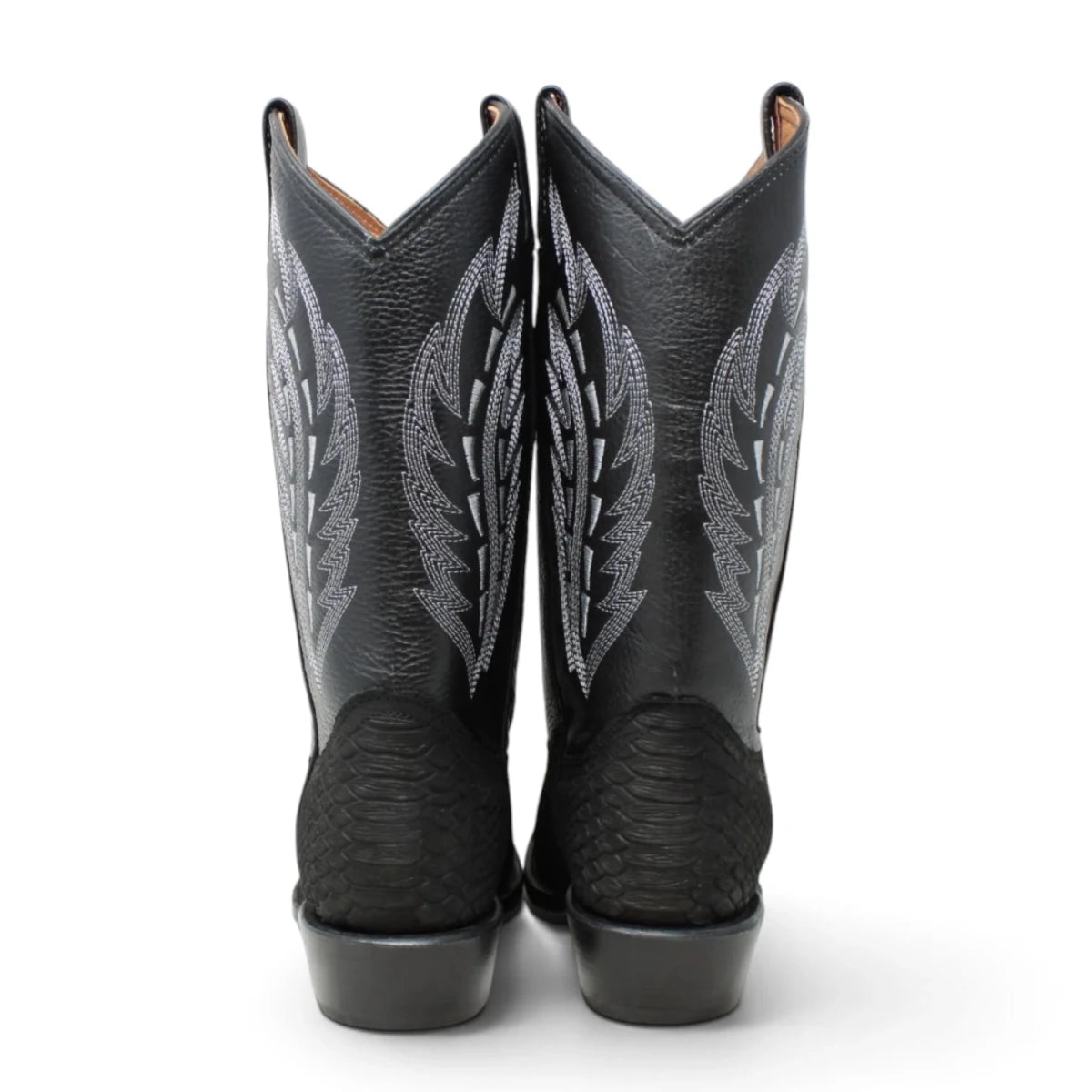 Botas de Piton Grabado Punta Oval - La Carreta - La Carreta