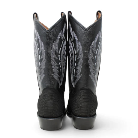 Botas de Piton Grabado Punta Oval - La Carreta - La Carreta