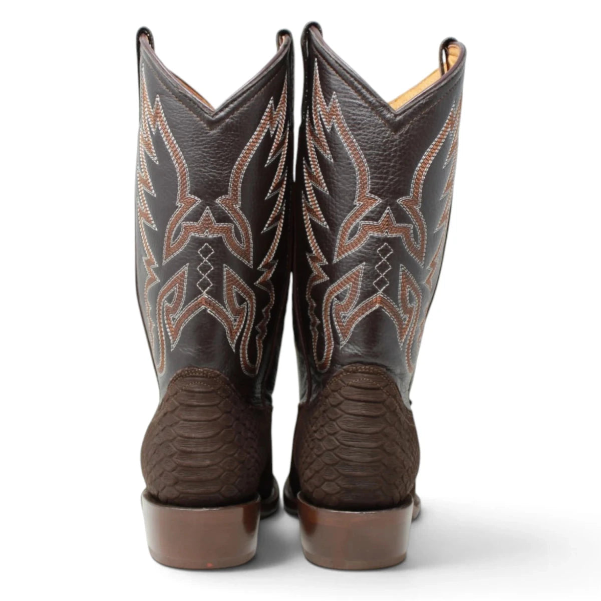 Botas de Piton Grabado Punta Oval - La Carreta - La Carreta