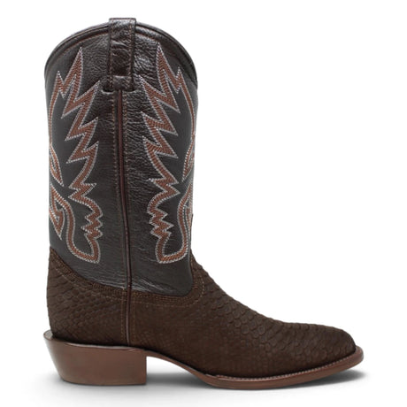 Botas de Piton Grabado Punta Oval - La Carreta - La Carreta