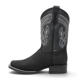 Botas de Piton Grabado Punta Rodeo Cuadrada - La Carreta - La Carreta