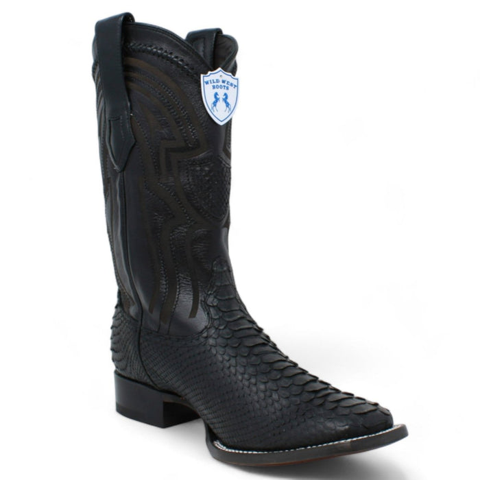 Botas de Piton Original Horma Ranchera Cuadrada Ancha WW - 2824LG5705 - Wild West Boots