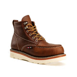 Botas de Trabajo Apache 6" Horma Moc Toe Color Cafe Oscuro - King Welt - King Welt