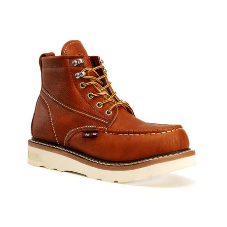 Botas de Trabajo Apache 6" Horma Moc Toe Color Tan - King Welt - King Welt