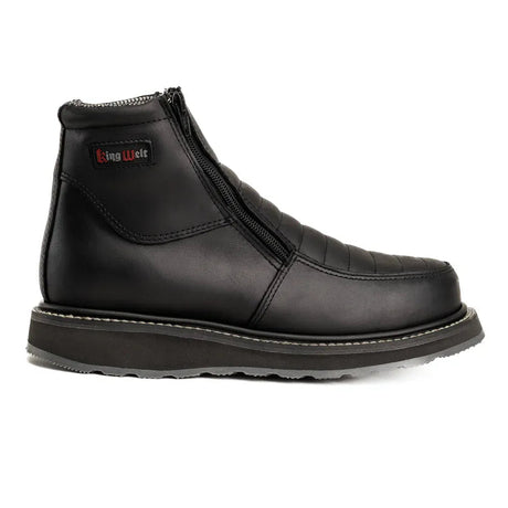 Botas de Trabajo con Doble Cierre Ultra Flex 6" Color Negro - King Welt - King Welt