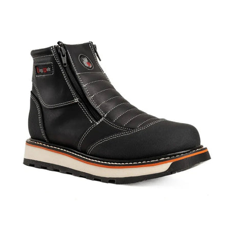 Botas de Trabajo con Doble Cierre Ultra Flex 6" Punta Suave Color Negro - King Welt - King Welt