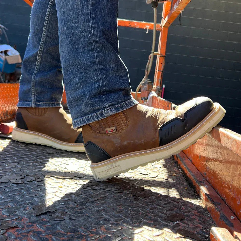 Botas de Trabajo GuardedMaster Ultra Flex 6" Suela Doble Densidad Color Tan - King Welt - King Welt