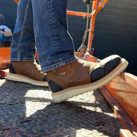Botas de Trabajo GuardedMaster Ultra Flex 6" Suela Doble Densidad Color Tan - King Welt - King Welt